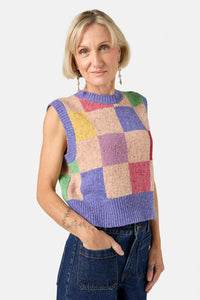 Gorman - Patchwork Vest - check