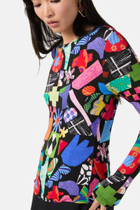 Gorman - Crafternoon Top - print