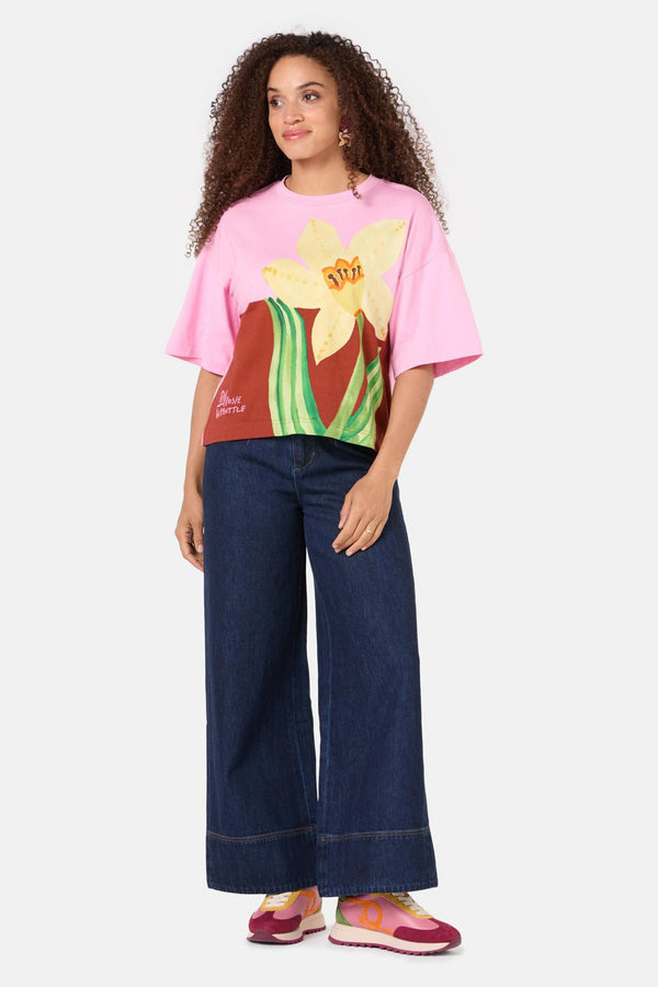 Gorman - Daffodil Placement Relaxed Tee - print