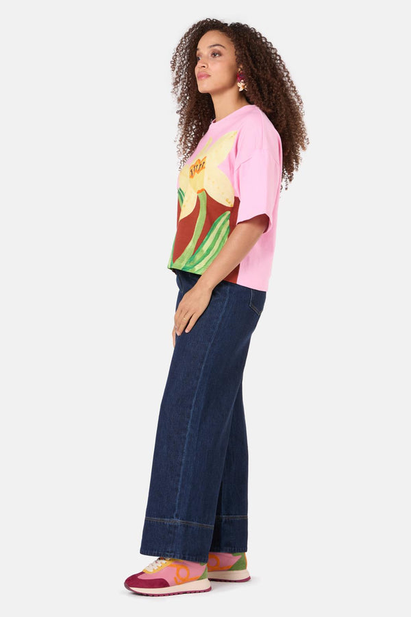 Gorman - Daffodil Placement Relaxed Tee - print