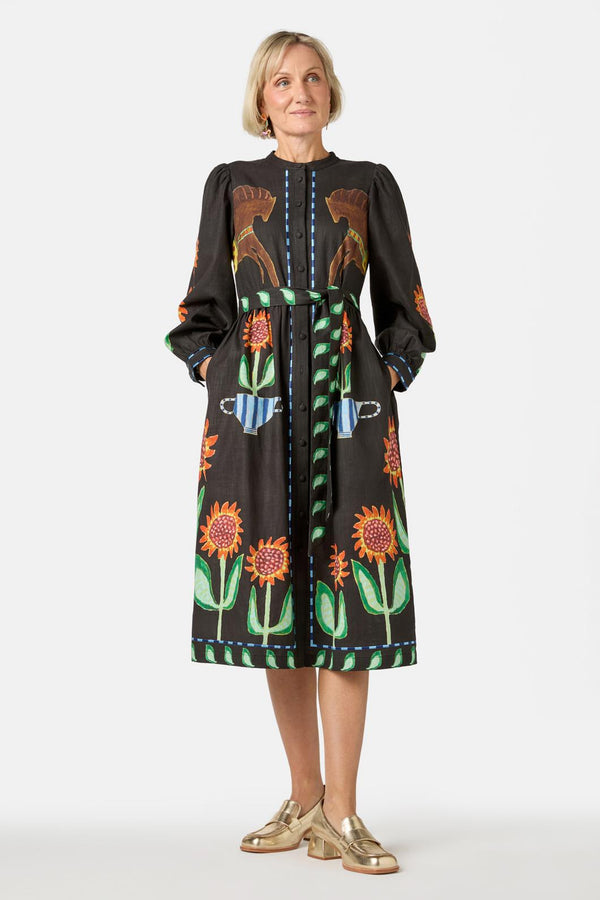 Gorman - The Horses Midi Dress - print