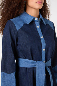 Gorman - Picking Petals Denim Dress - denim