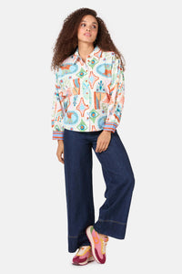 Gorman - Renaissance Batwing Shirt - print