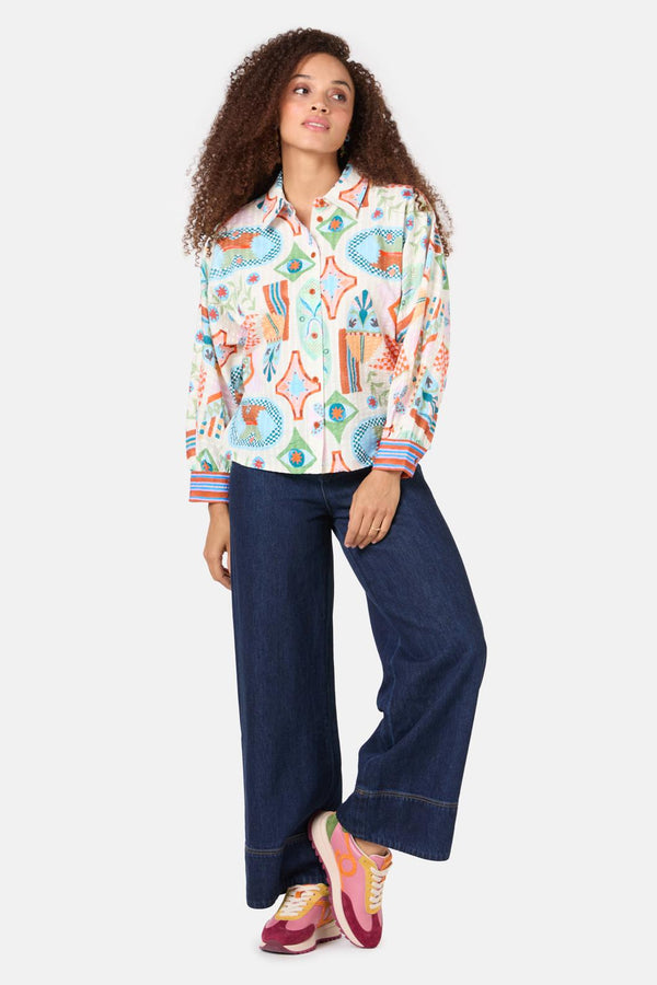 Gorman - Renaissance Batwing Shirt - print