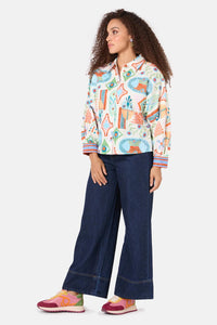 Gorman - Renaissance Batwing Shirt - print