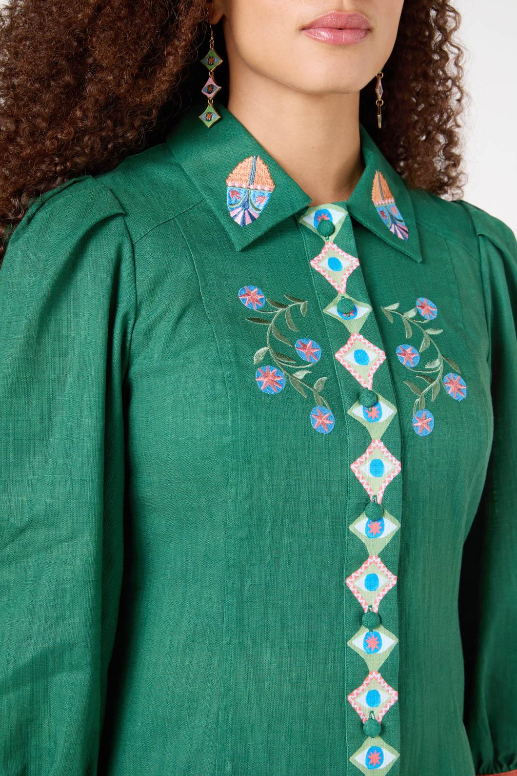 Gorman - RenaissanceEmbroideredShirtDre - print