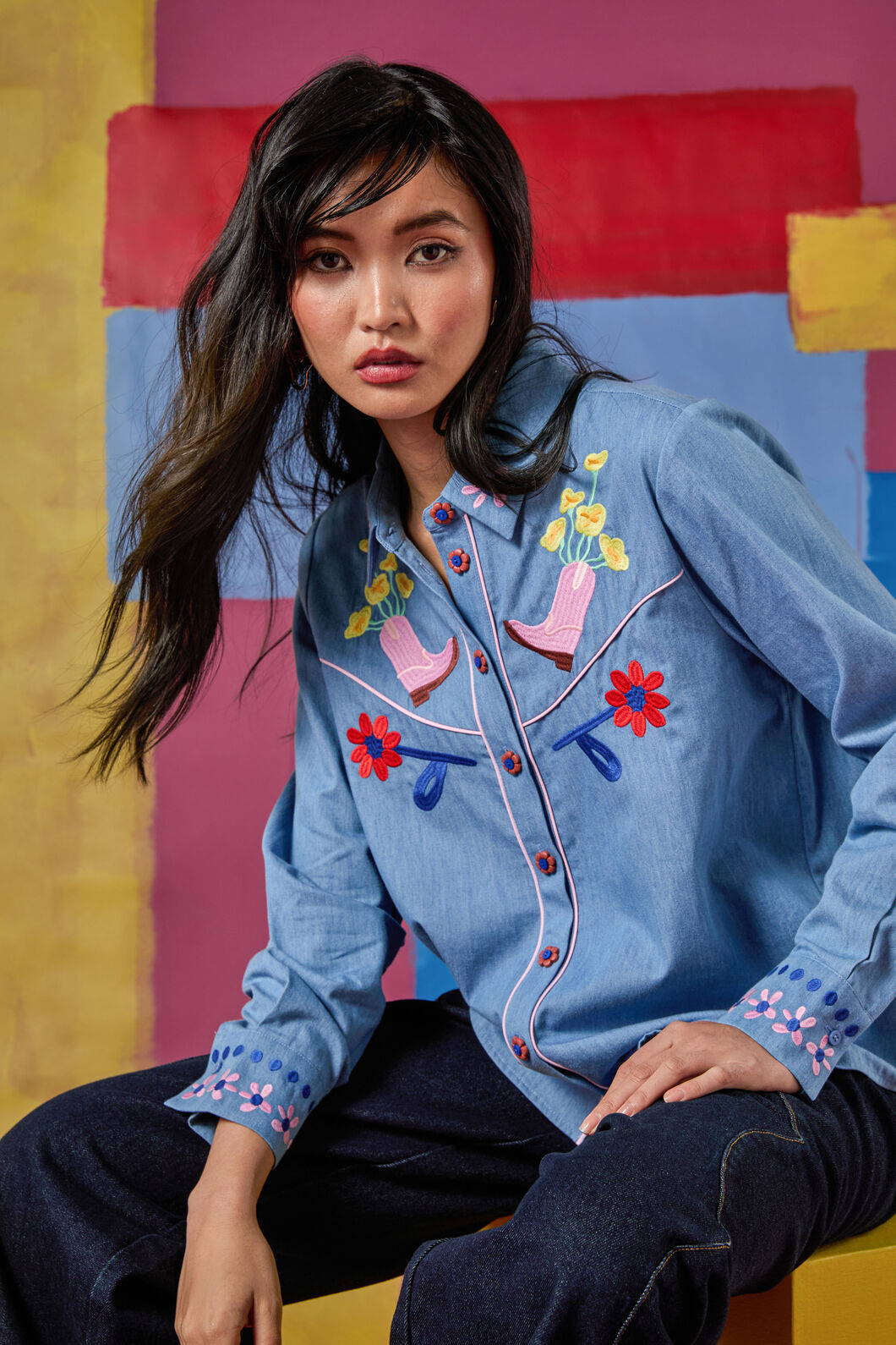 Gorman - Windowsill Shirt - chambray