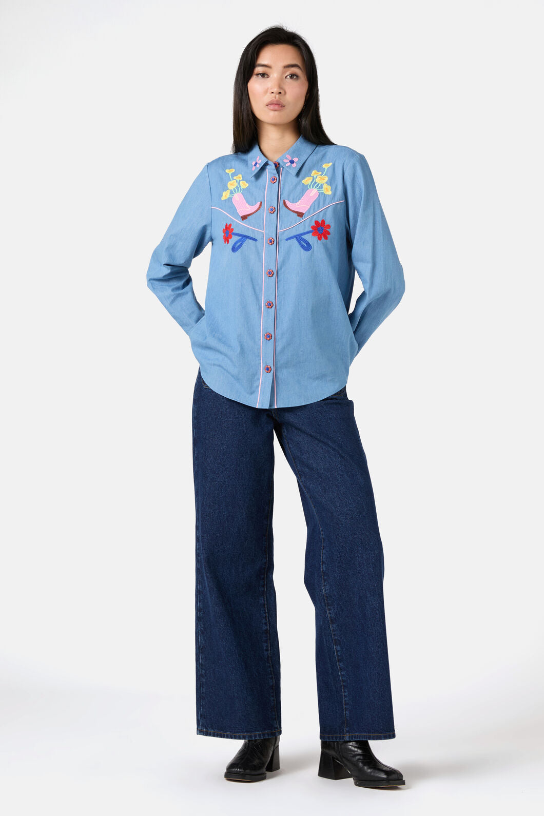 Gorman - Windowsill Shirt - chambray