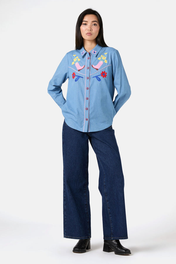 Gorman - Windowsill Shirt - chambray