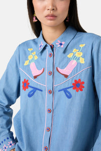 Gorman - Windowsill Shirt - chambray