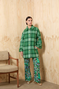 Gorman - Garden Check Coat - green