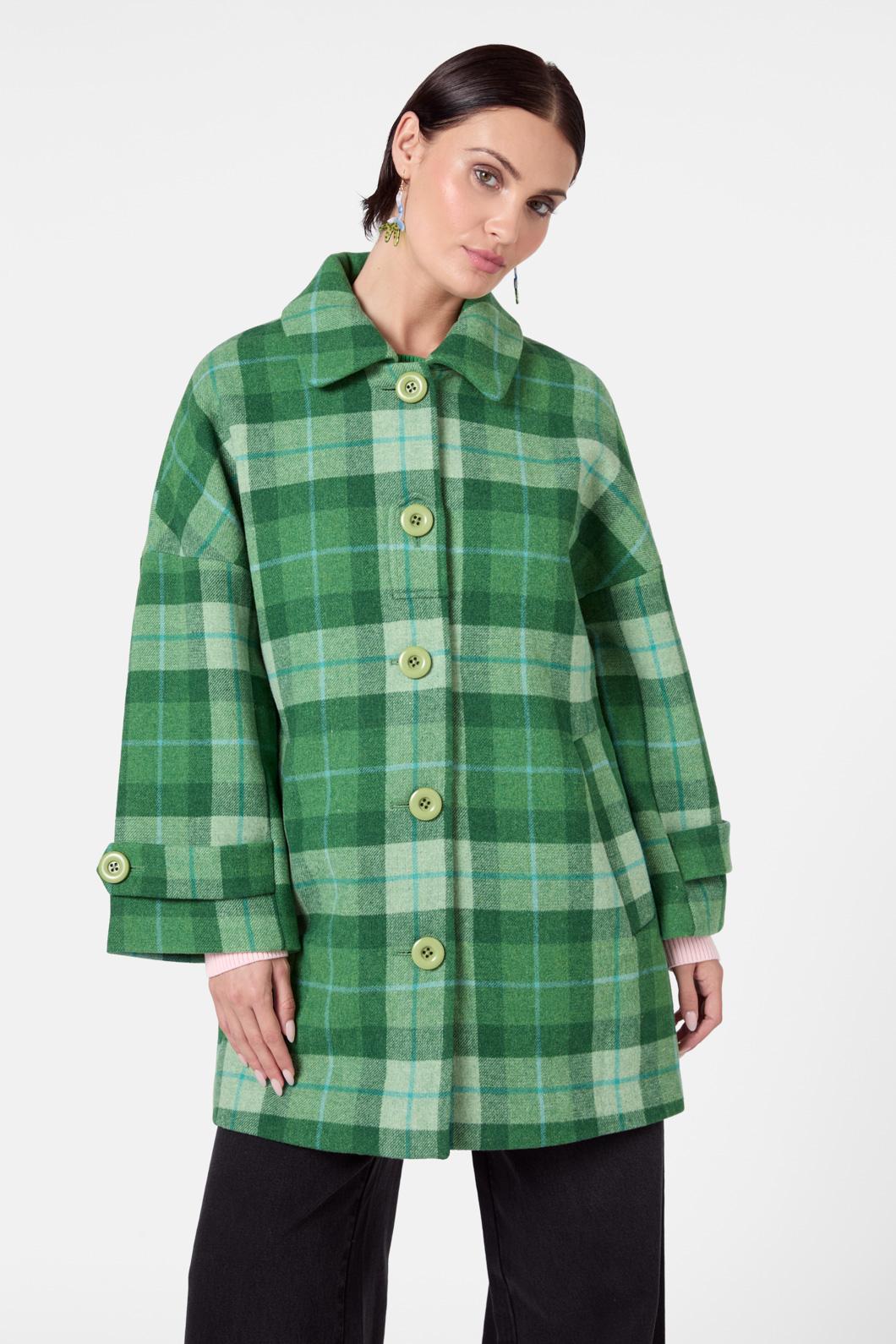 Gorman - Garden Check Coat - green