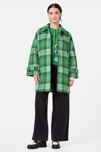 Gorman - Garden Check Coat - green