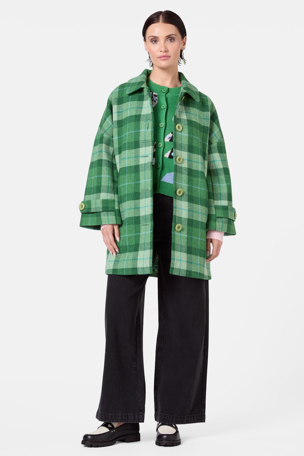 Gorman - Garden Check Coat - green