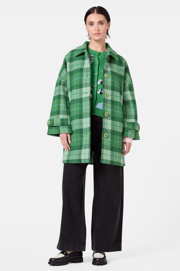 Gorman - Garden Check Coat - green