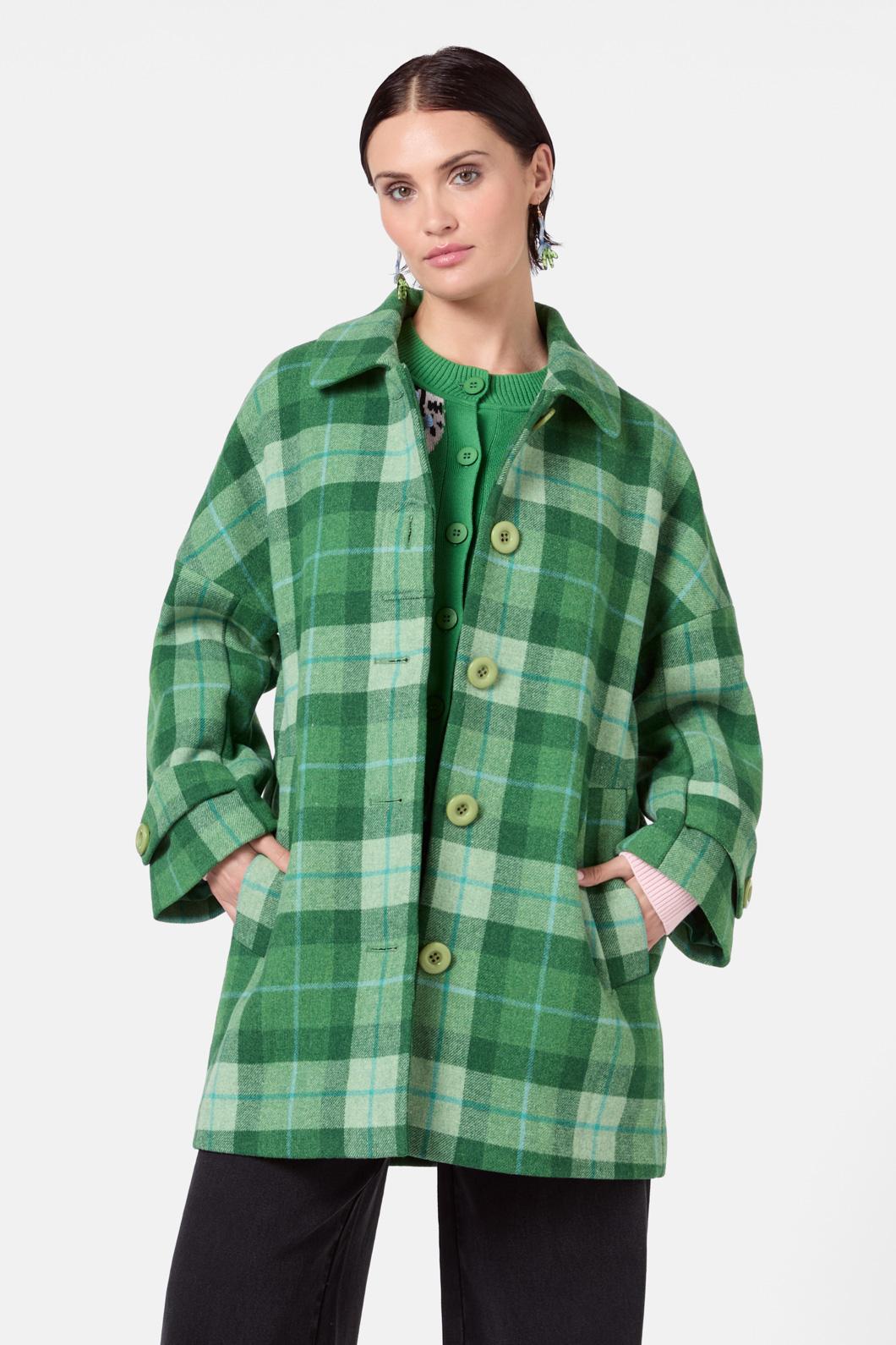 Gorman - Garden Check Coat - green