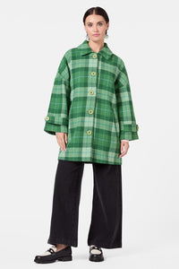 Gorman - Garden Check Coat - green
