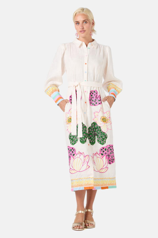 Gorman - White Lotus Dress - white