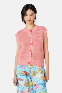 Gorman - Camden Crochet Tank - red