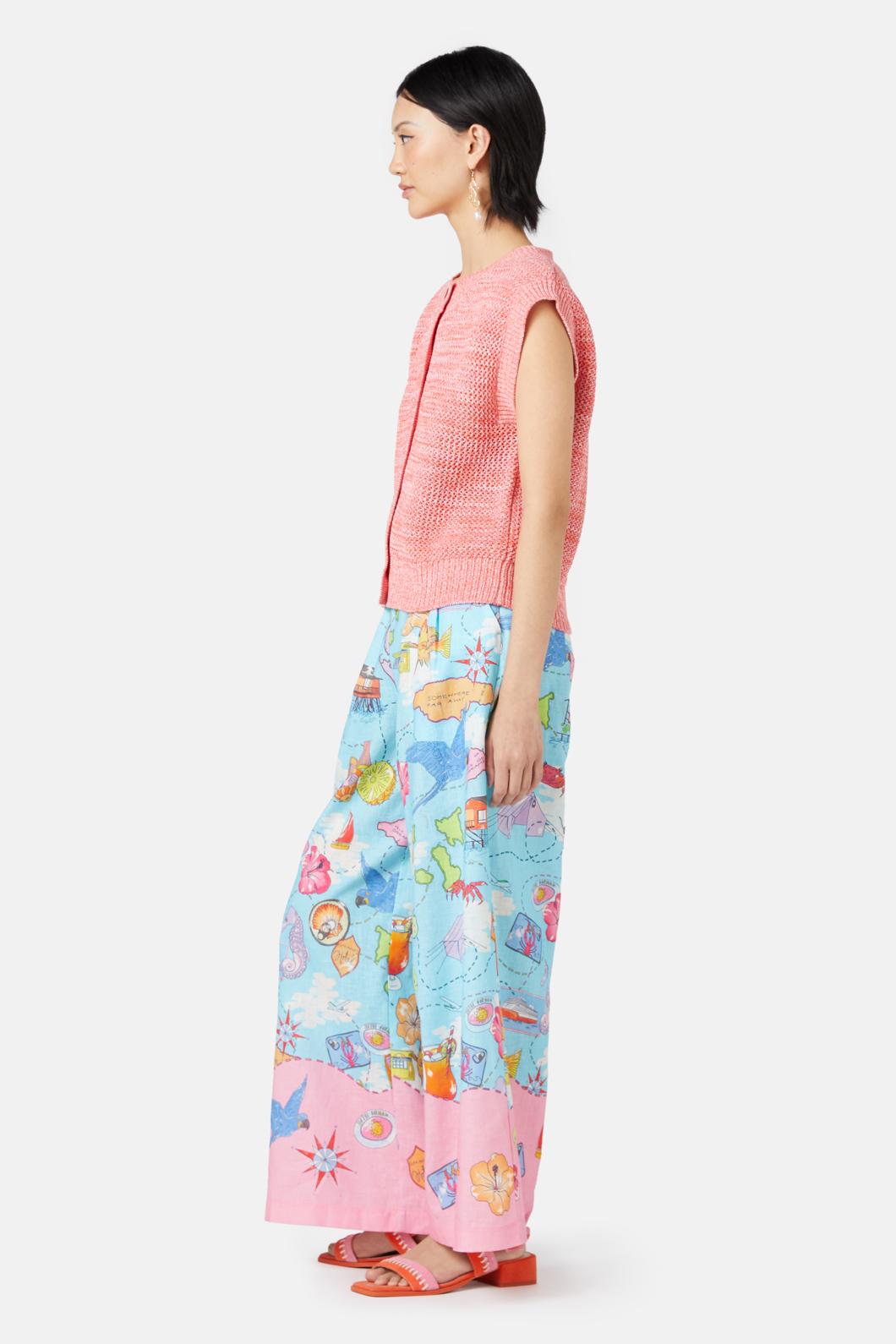 Gorman - Camden Crochet Tank - red