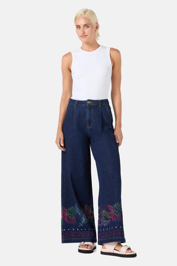 Gorman - Monkey Forest Denim Jean - indigo