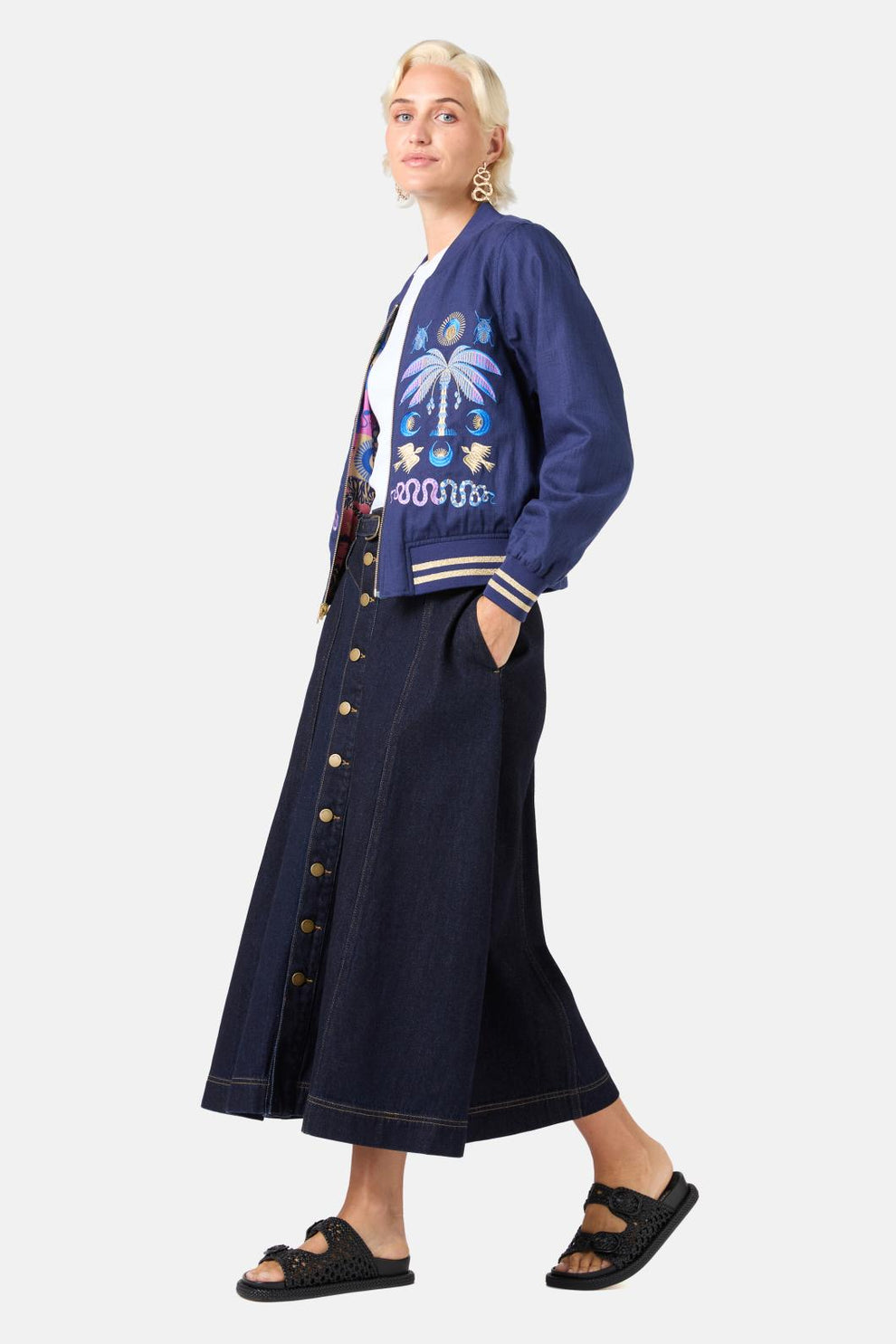GOE printed bomber