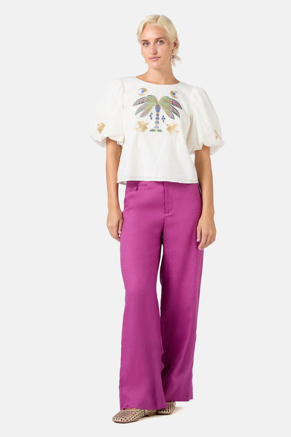 Gorman - Abigail Pant - raspberry