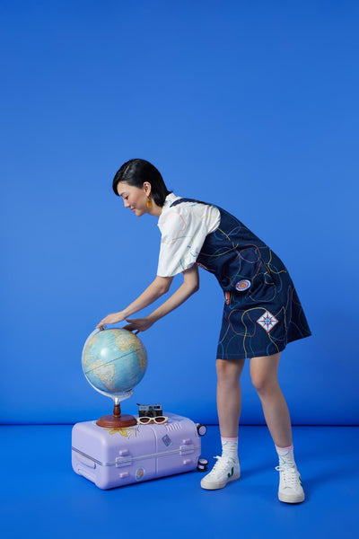 Taking A Trip Denim Dress