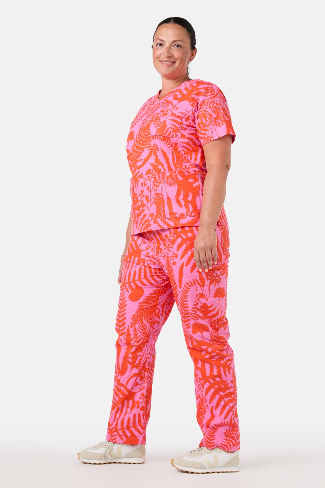 Sunset Fern Scrub Set
