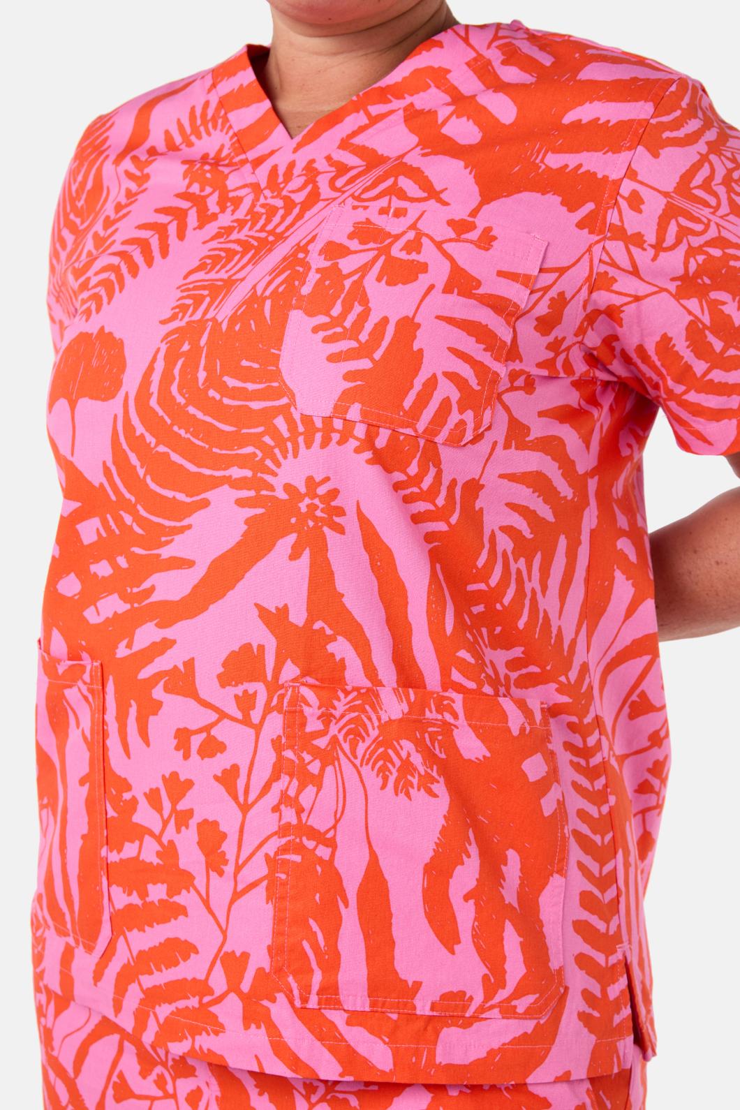 Sunset Fern Scrub Set