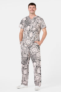 Gorman - Brushstroke Scrub Set - black