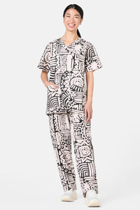 Gorman - Brushstroke Scrub Set - black