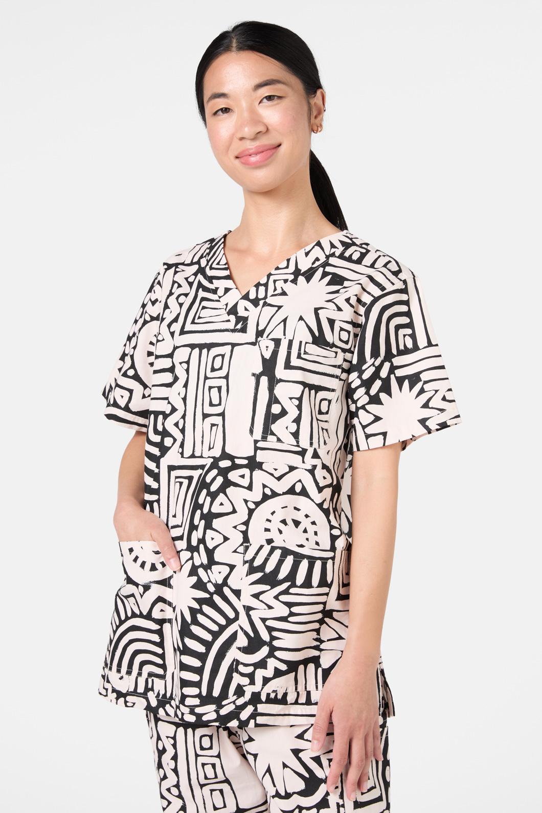 Gorman - Brushstroke Scrub Set - black