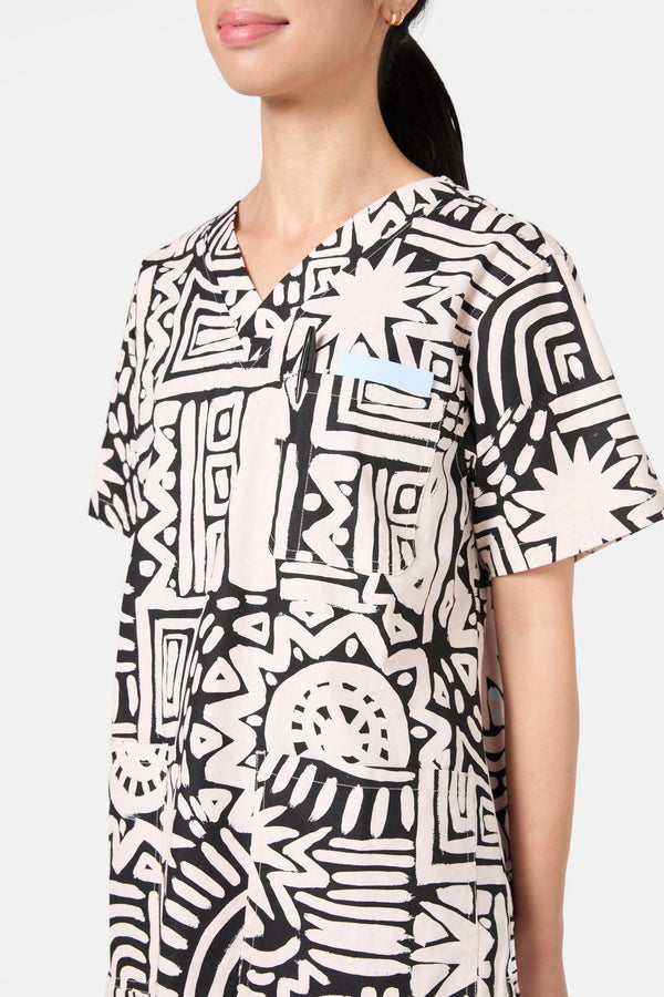 Gorman - Brushstroke Scrub Set - black