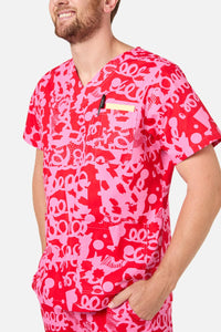 Gorman - Curls Scrub Set - pink