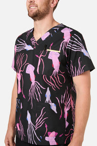 Gorman - Giant Squid Scrub Set - black