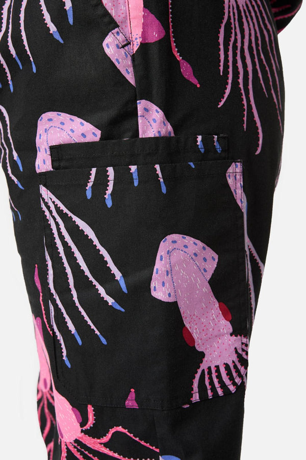 Gorman - Giant Squid Scrub Set - black