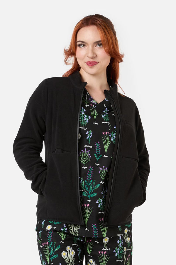 Gorman - Scrubs Black Micro Polar Fleece Jacket - black