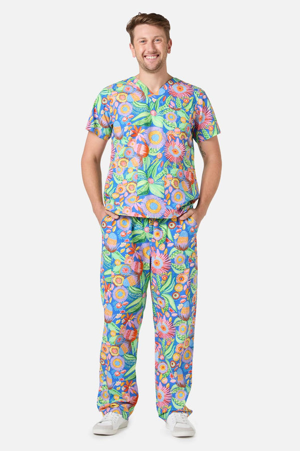 Gorman - Garden Scrub Set - blue