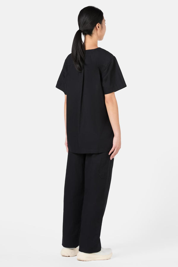 Gorman - Plain Black Scrub Set - black