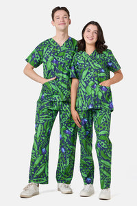 Gorman - Peas Everywhere Scrub Set - navy