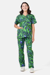 Gorman - Peas Everywhere Scrub Set - navy