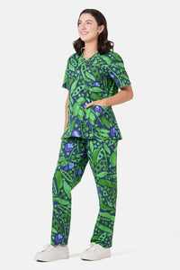 Gorman - Peas Everywhere Scrub Set - navy