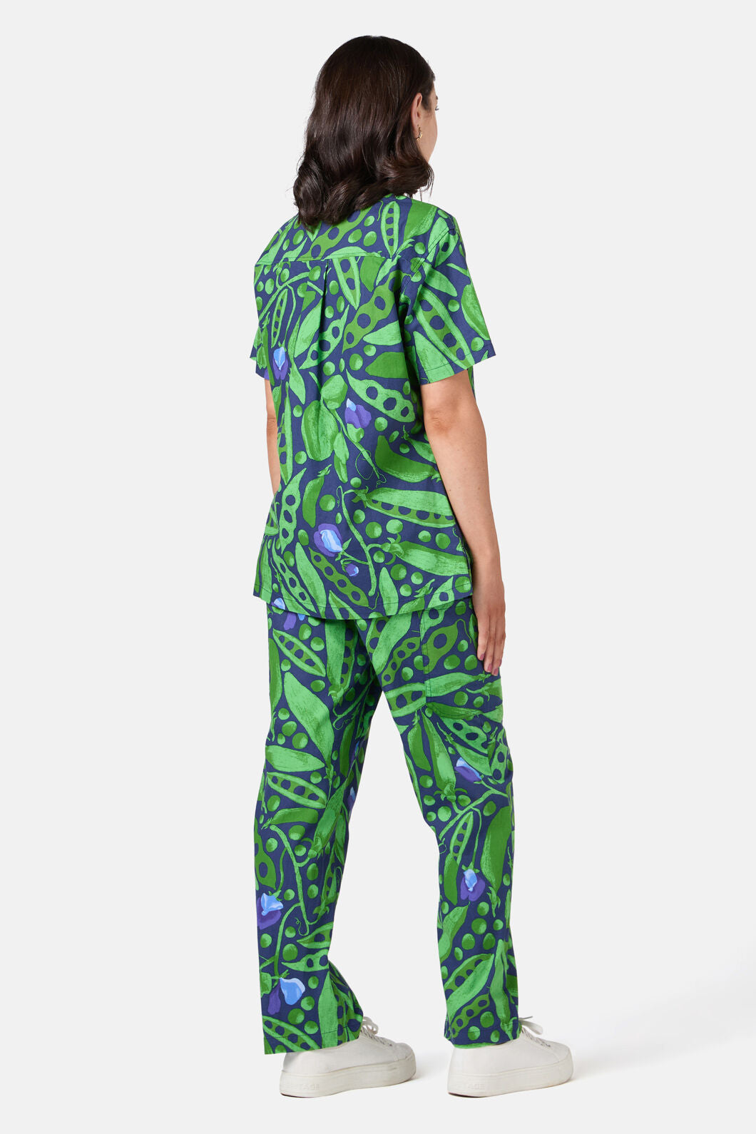 Gorman - Peas Everywhere Scrub Set - navy