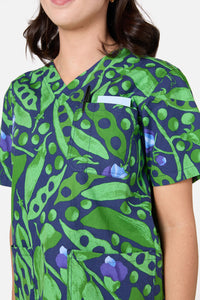 Gorman - Peas Everywhere Scrub Set - navy