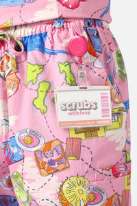 Gorman - Souvenir Scrub Set - pink
