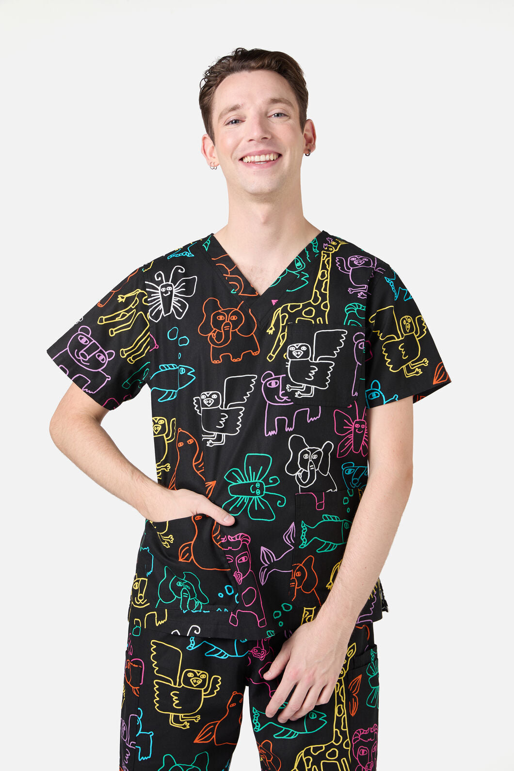 Gorman - Zoo Time Scrub Set - multi