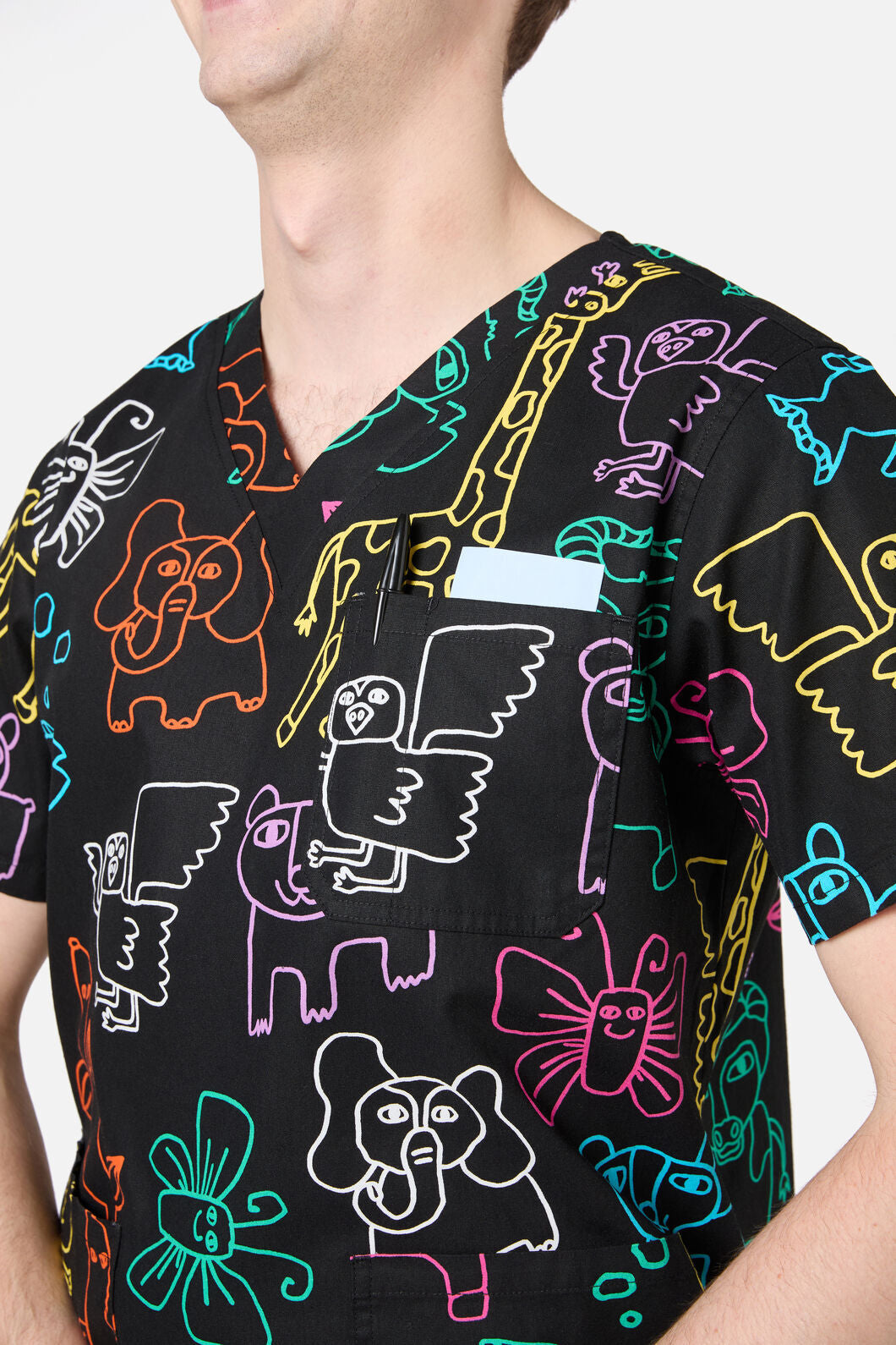 Gorman - Zoo Time Scrub Set - multi