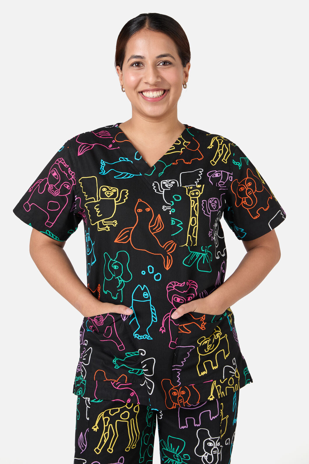 Gorman - Zoo Time Scrub Set - multi
