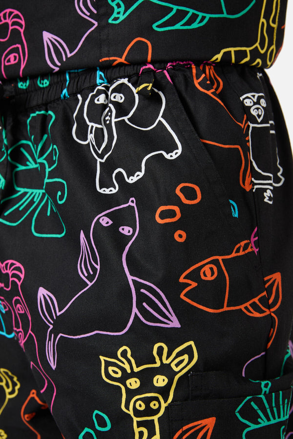 Gorman - Zoo Time Scrub Set - multi